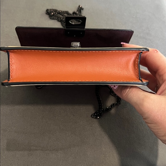 Coach Black and Cream Mini Bag - Picture 5 of 5